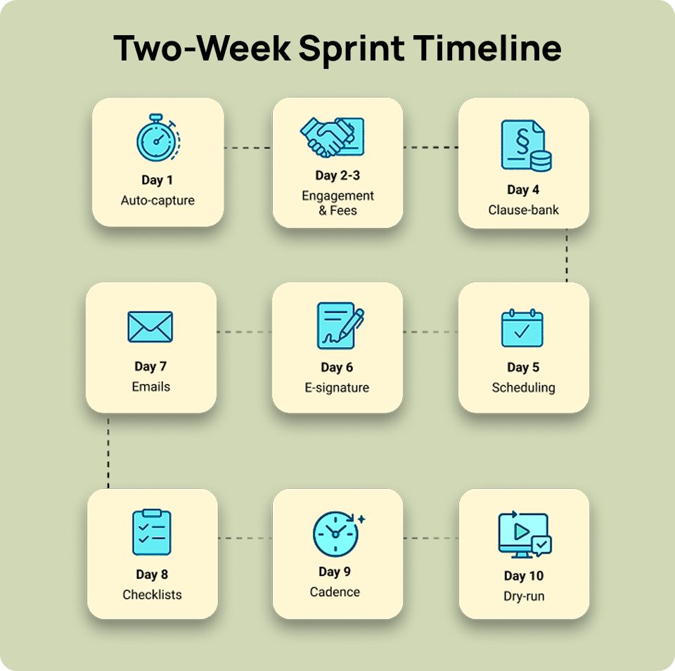 Two-Week Implementation Sprint (Minimal Disruption)